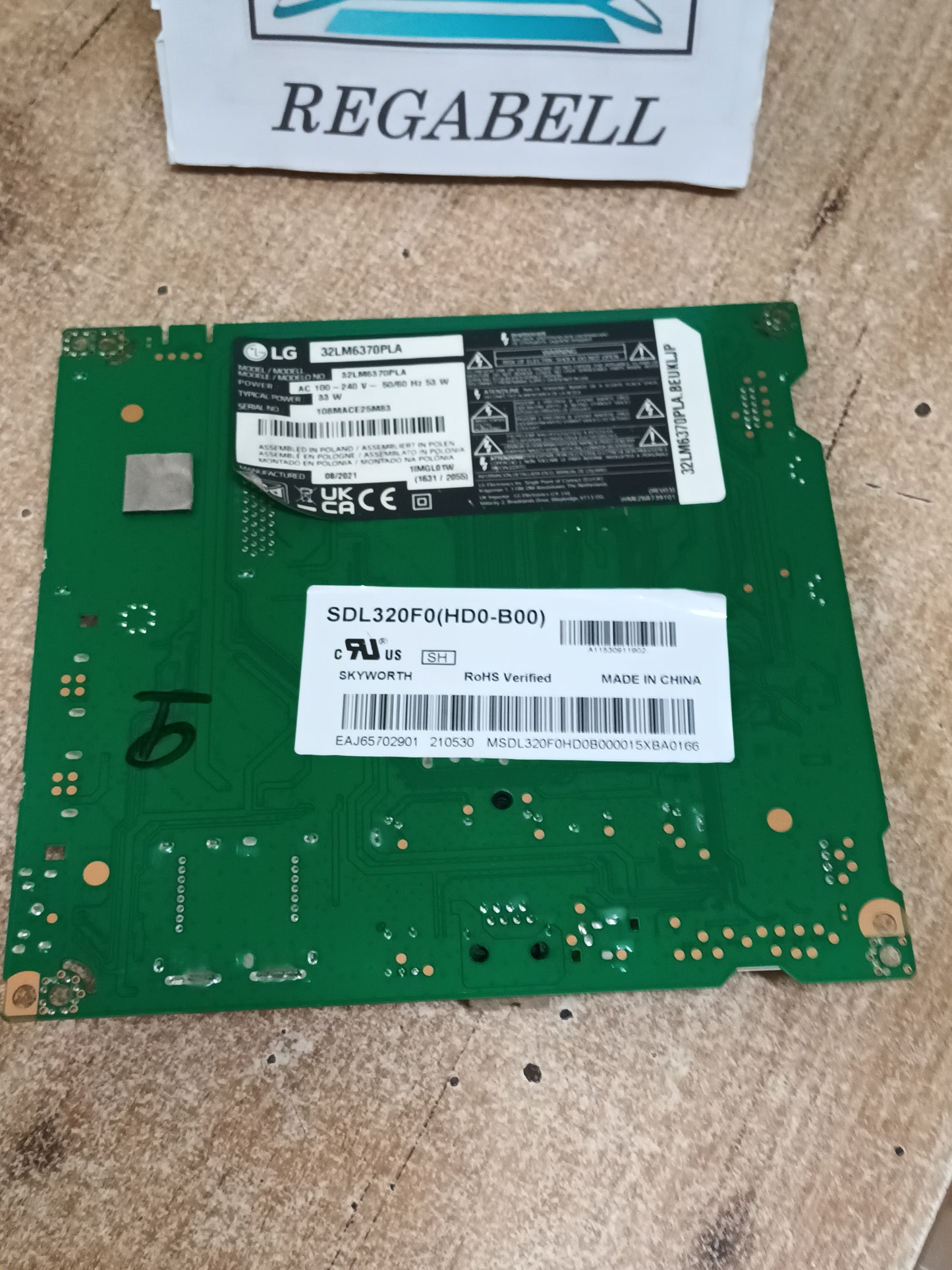 EAX68167602(1.0), DE TV LG32LM6370PLA, (ref-9)