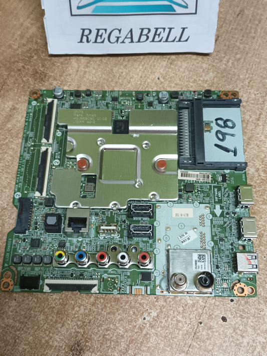 placa main, EAX69083603(1.0), EBT66606653, desmontada de TV LG 65NANO806NA.