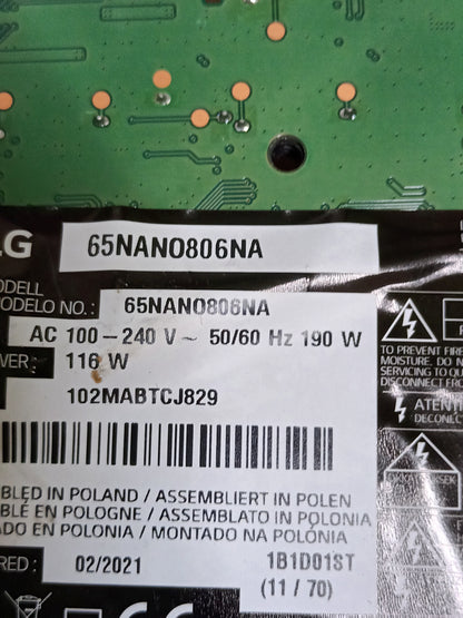 EAX68248021(2.0), FUENTE DE TV LG65NANO806NA