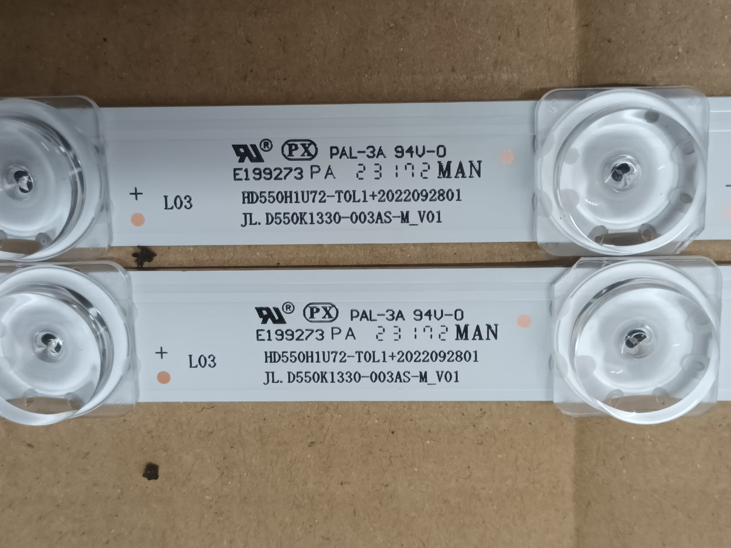 HISENSE 55A6K, KIT 2 TIRAS DE LED, (ref-118)
