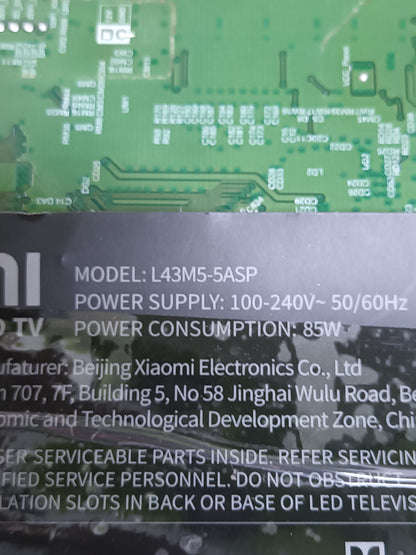 SHG5504I-101H, DE XIAOMI L43M5-5ASP, (ref-151)