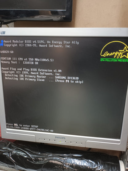 n-6, pc retro PENTIUM III, 550MHZ, con W98,(ref.6)