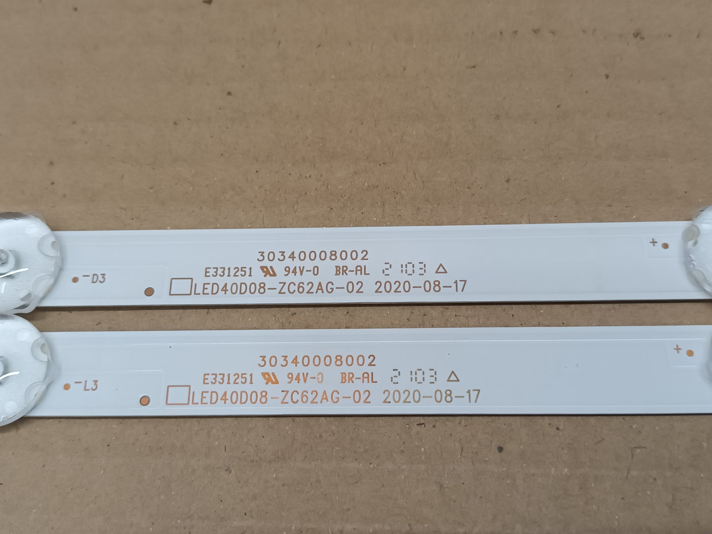 Kit 2 tiras LED DE TV INFINITON INTV-40AF690