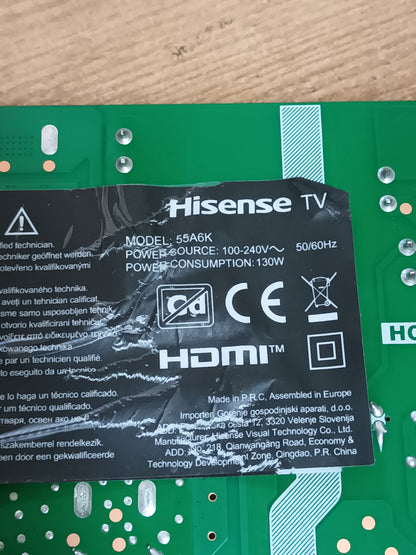 COMPONENTES DE TV HISENSE 55A6K
