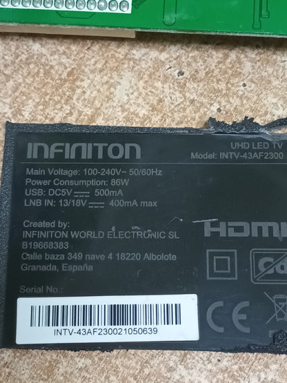 MS68860-ZC01-01, DE TV INFINITON INTV43AF2300