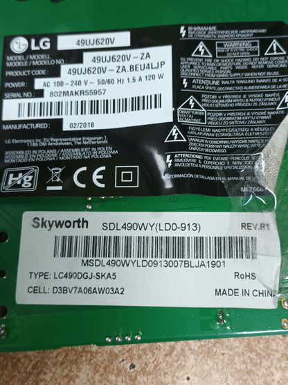 EAX67133404(1.0) DE TV LG49UJ620V (ref.392)