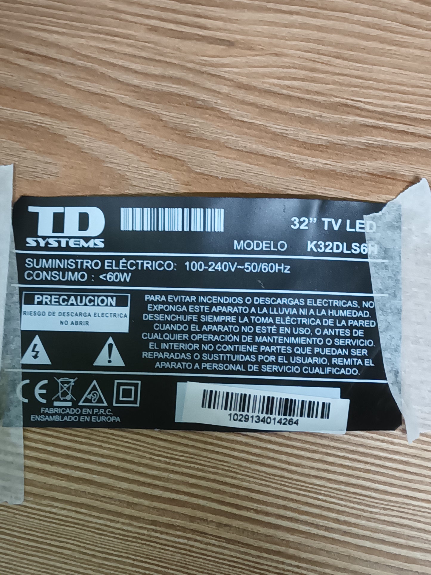 PIES DE TV TD SYSTEMS K32DLS6H, (ref-50)