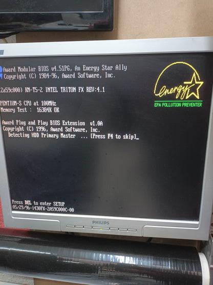 n-21, PC PENTIUM S, 100MHZ
