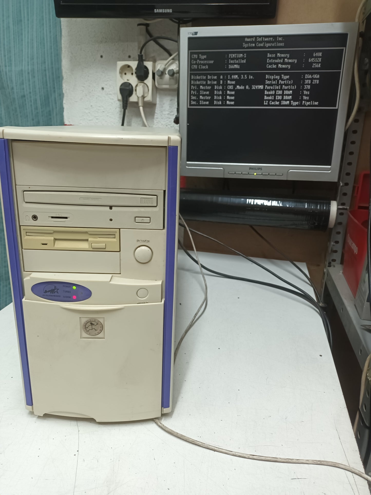 n-32, PC PENTIUM S, 166MHZ