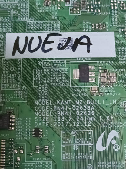 Placa Main de Samsung QE55Q6FNAT, BN94-13028K Nueva