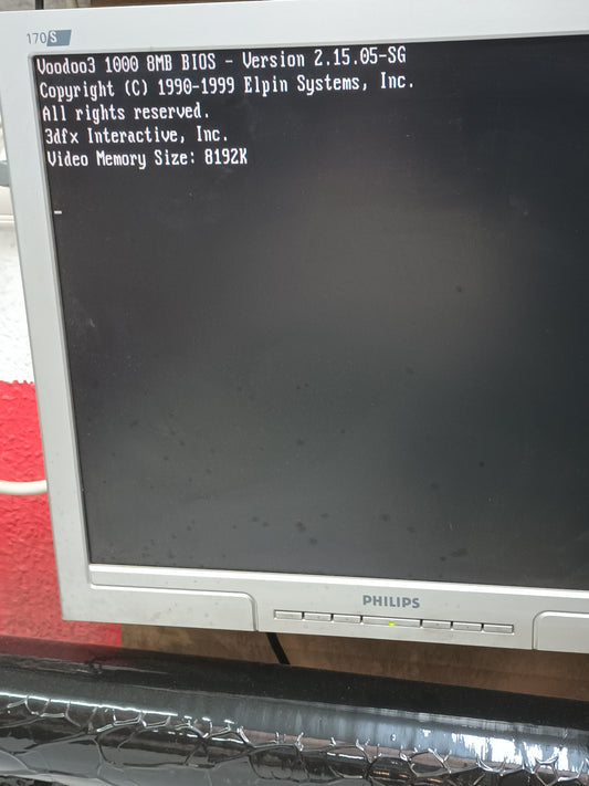 3dfx Voodoo 3 1000 AGP 8MB Tarjeta Gráfica