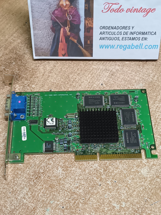 3dfx Voodoo 3 1000 AGP 8MB Tarjeta Gráfica