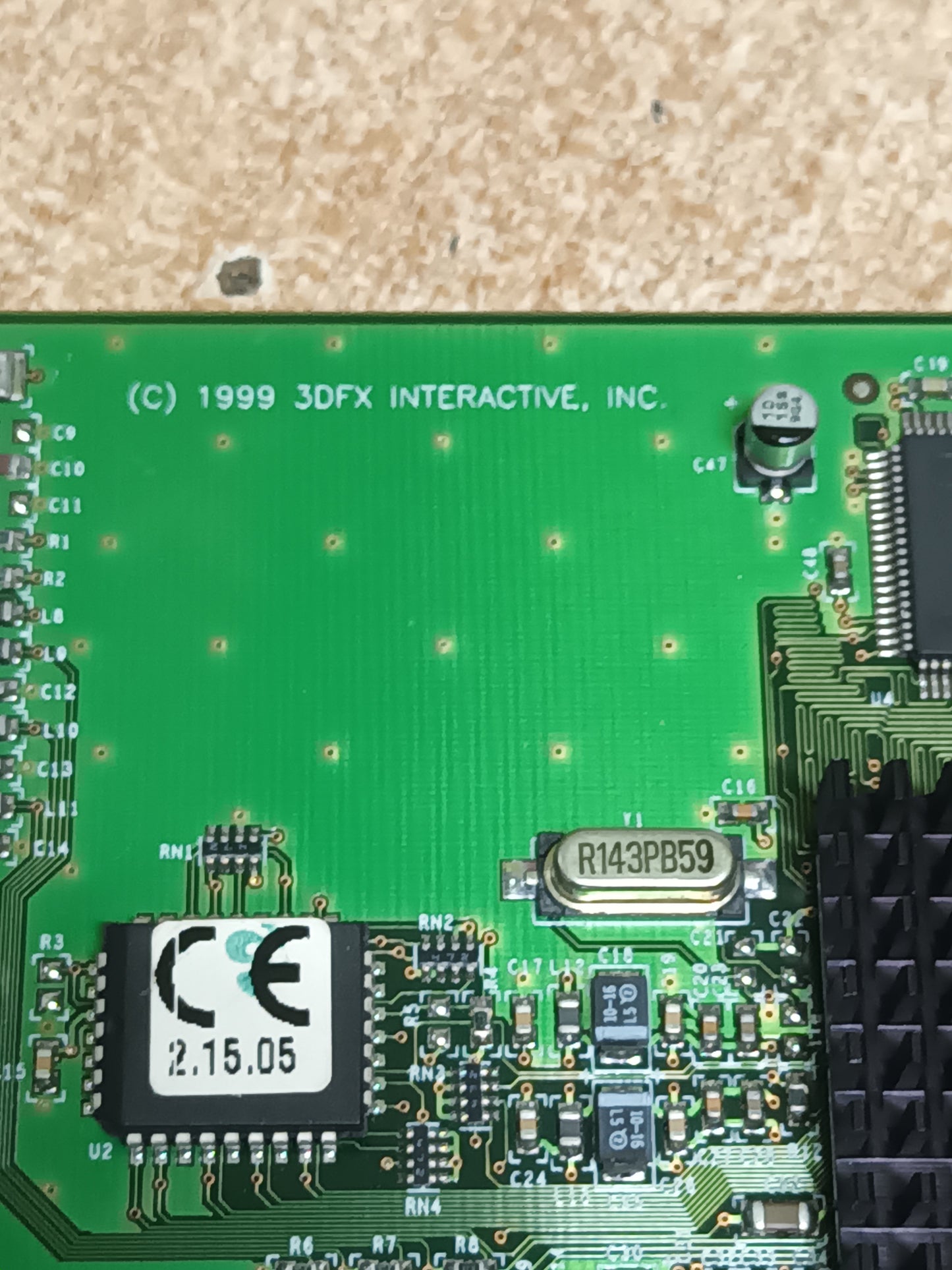 3dfx Voodoo 3 1000 AGP 8MB Tarjeta Gráfica