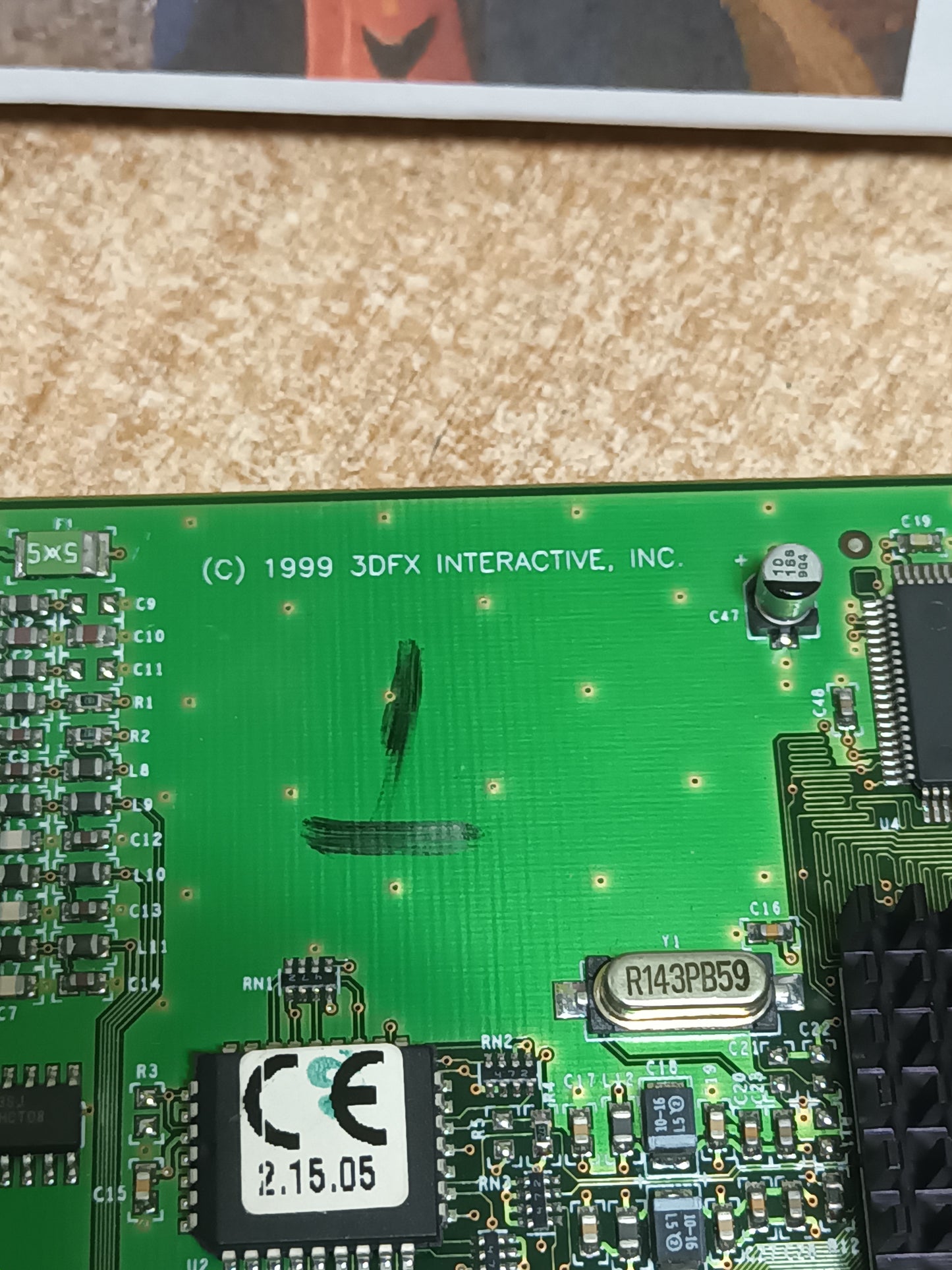 3dfx Voodoo 3 1000 AGP 8MB Tarjeta Gráfica