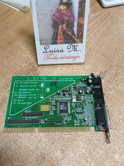 Tarjeta de Sonido ESS AudioDrive ES1868F ISA