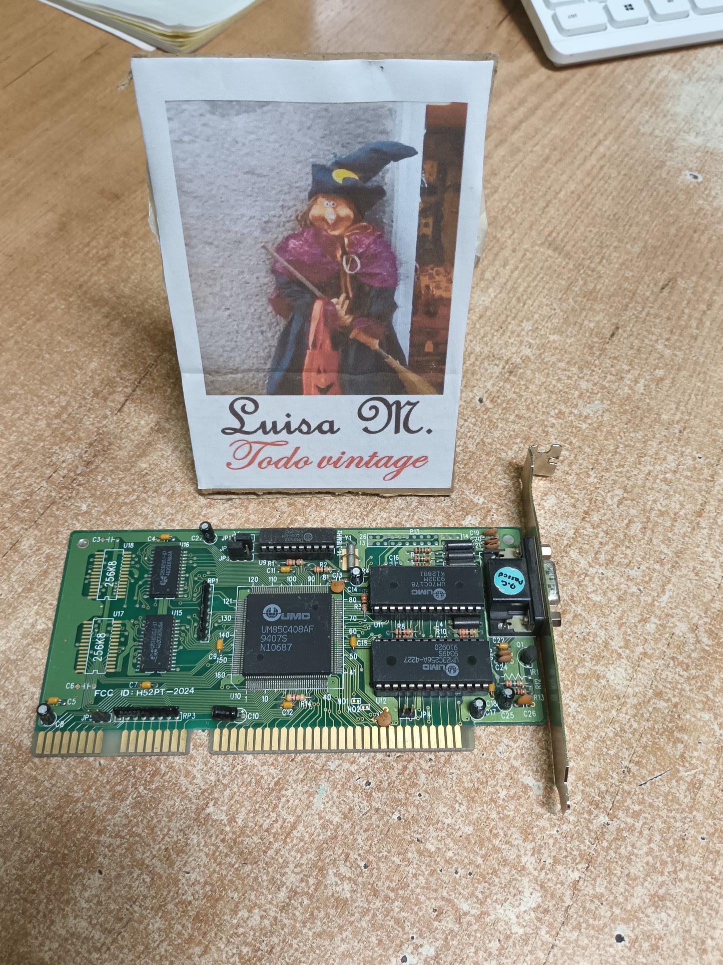 tarjeta grafica VGA Dram ISA de 16 bits UMC UM85C408AF