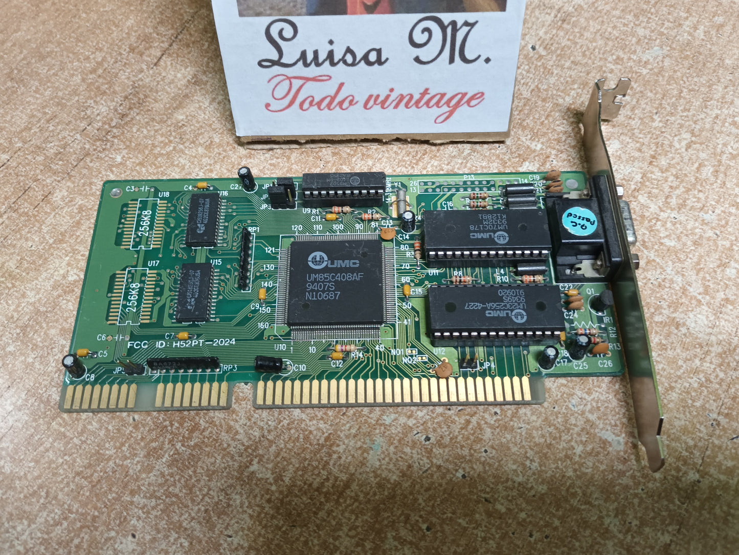 tarjeta grafica VGA Dram ISA de 16 bits UMC UM85C408AF