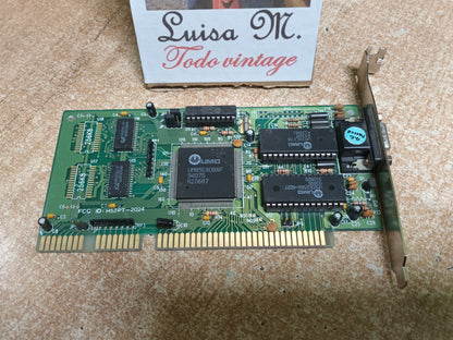 tarjeta grafica VGA Dram ISA de 16 bits UMC UM85C408AF