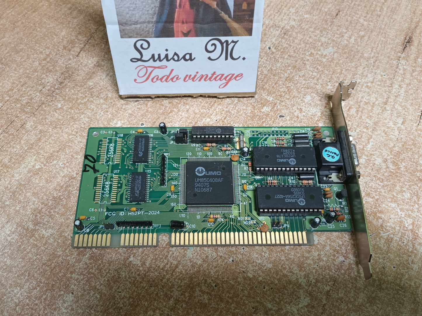 tarjeta grafica VGA Dram ISA de 16 bits UMC UM85C408AF