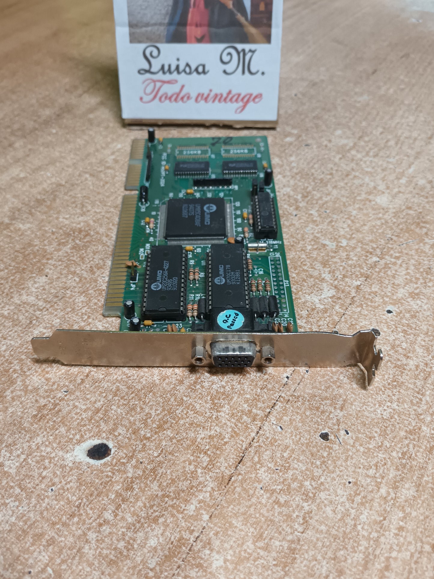tarjeta grafica VGA Dram ISA de 16 bits UMC UM85C408AF