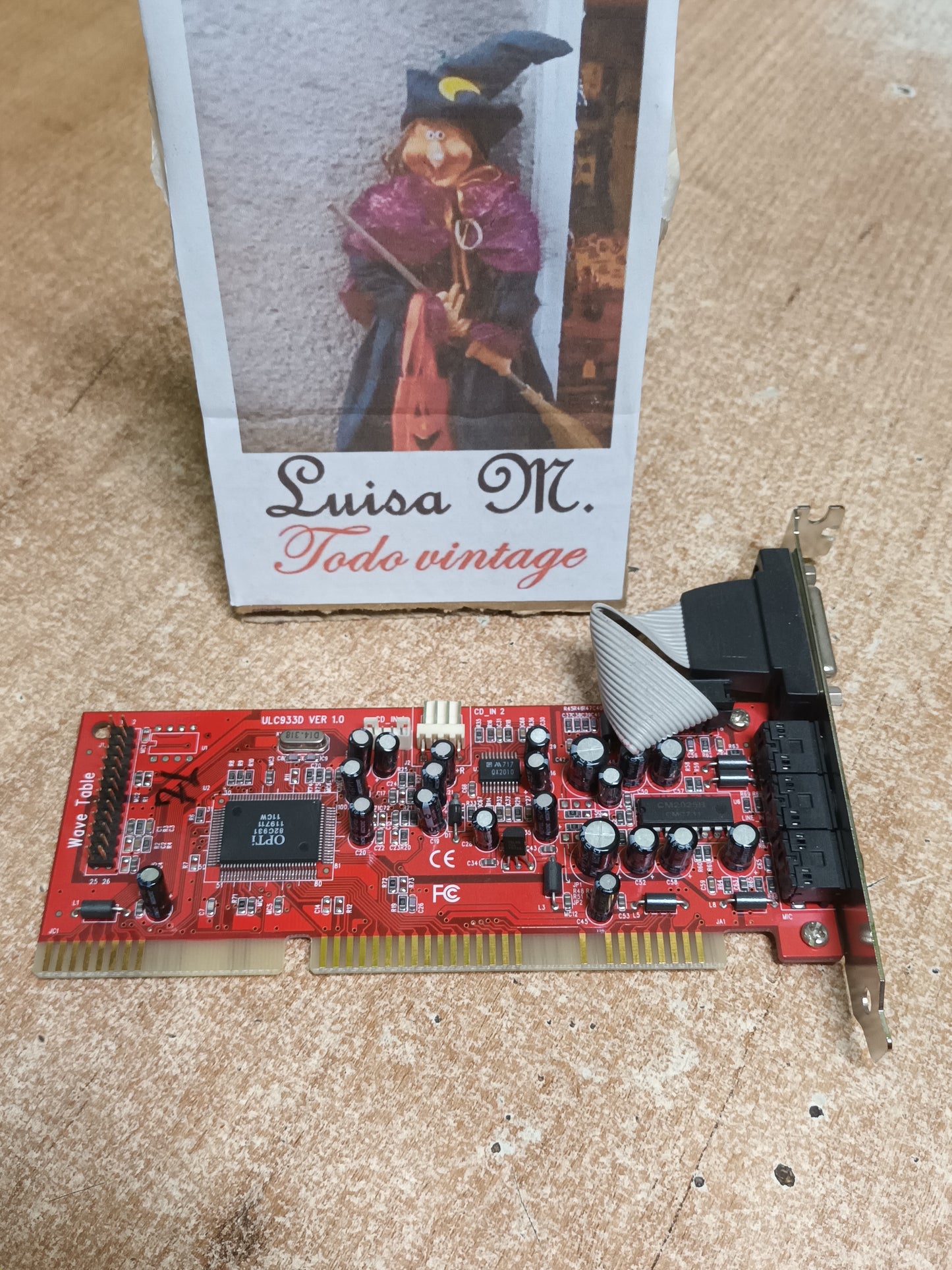 Tarjeta de sonido OPTi 82C93116-bit ISA Gameport ULC933D