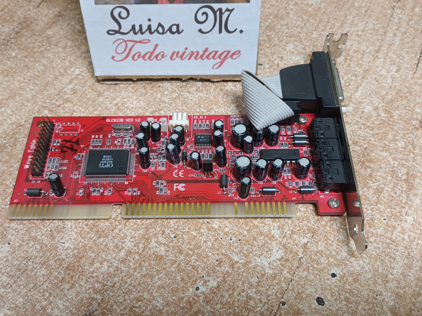 Tarjeta de sonido OPTi 82C93116-bit ISA Gameport ULC933D