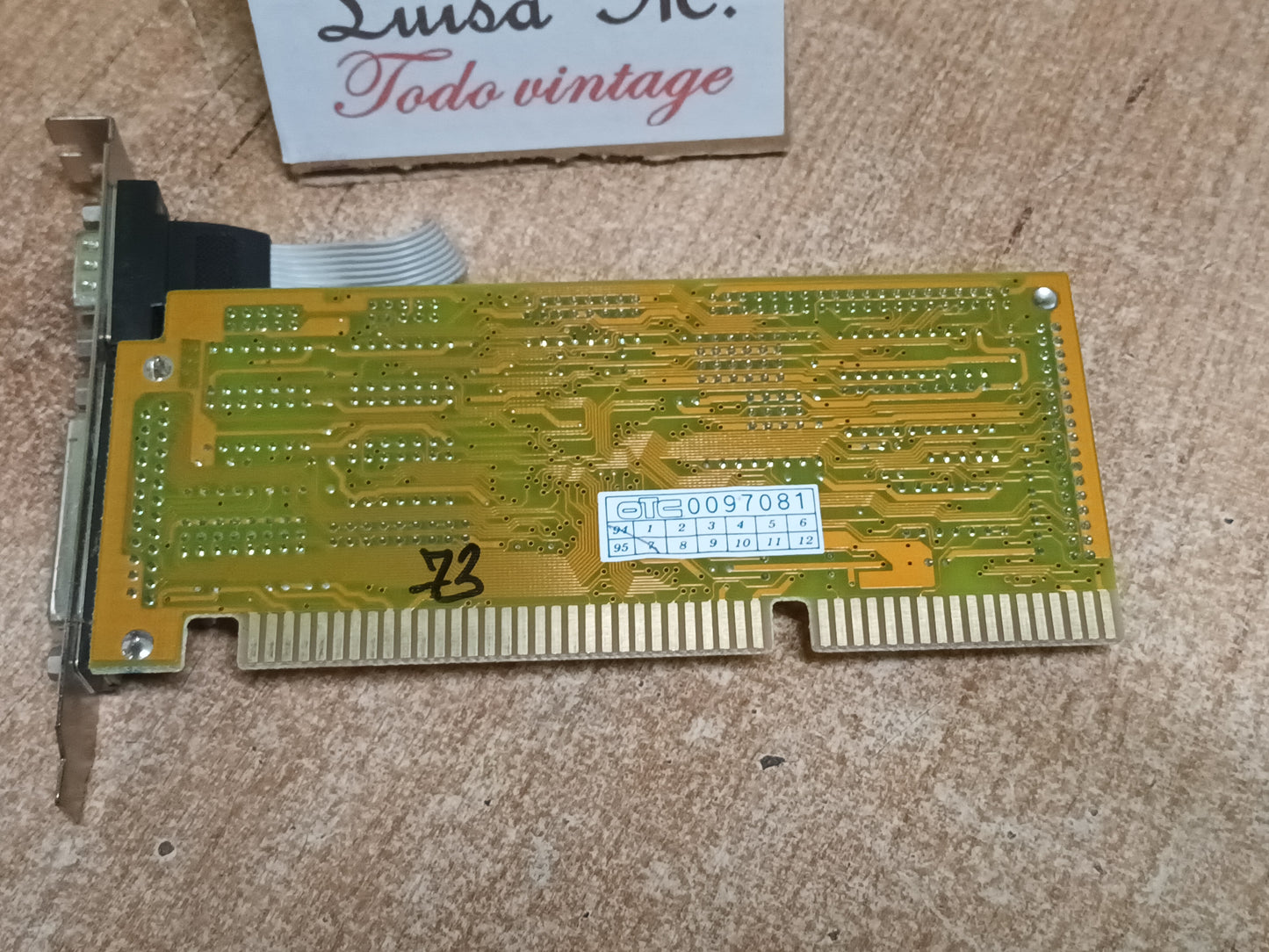 controladora ISA Ide Floppy y puertos, modelo kw-556n,