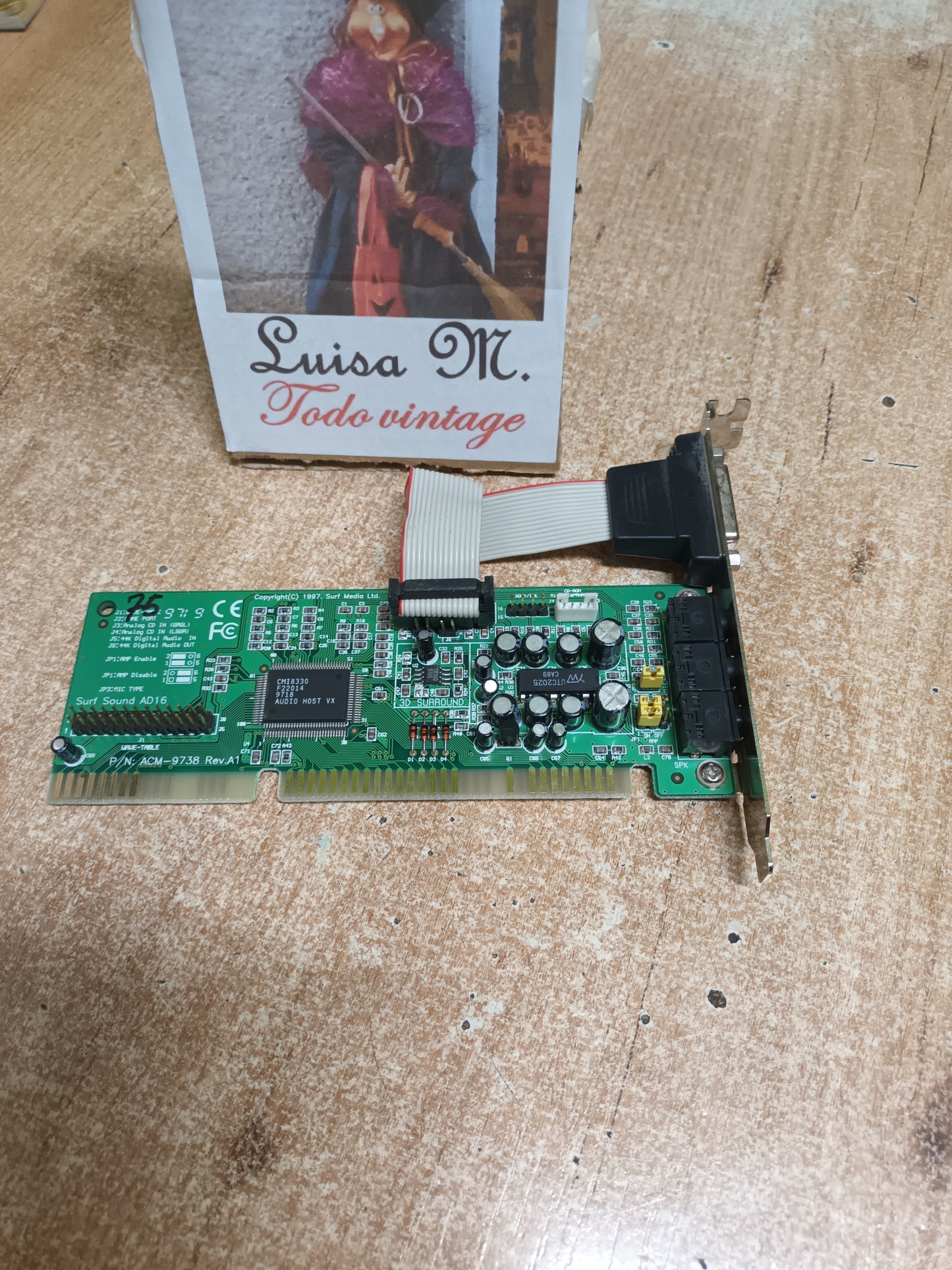 Tarjeta Sonido Surf Media ACM-9738 isa Rev.A1