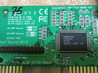 Tarjeta Sonido Surf Media ACM-9738 isa Rev.A1