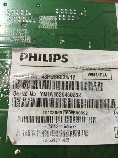 17MB120, de PHILIPS 43PUS6031/12,