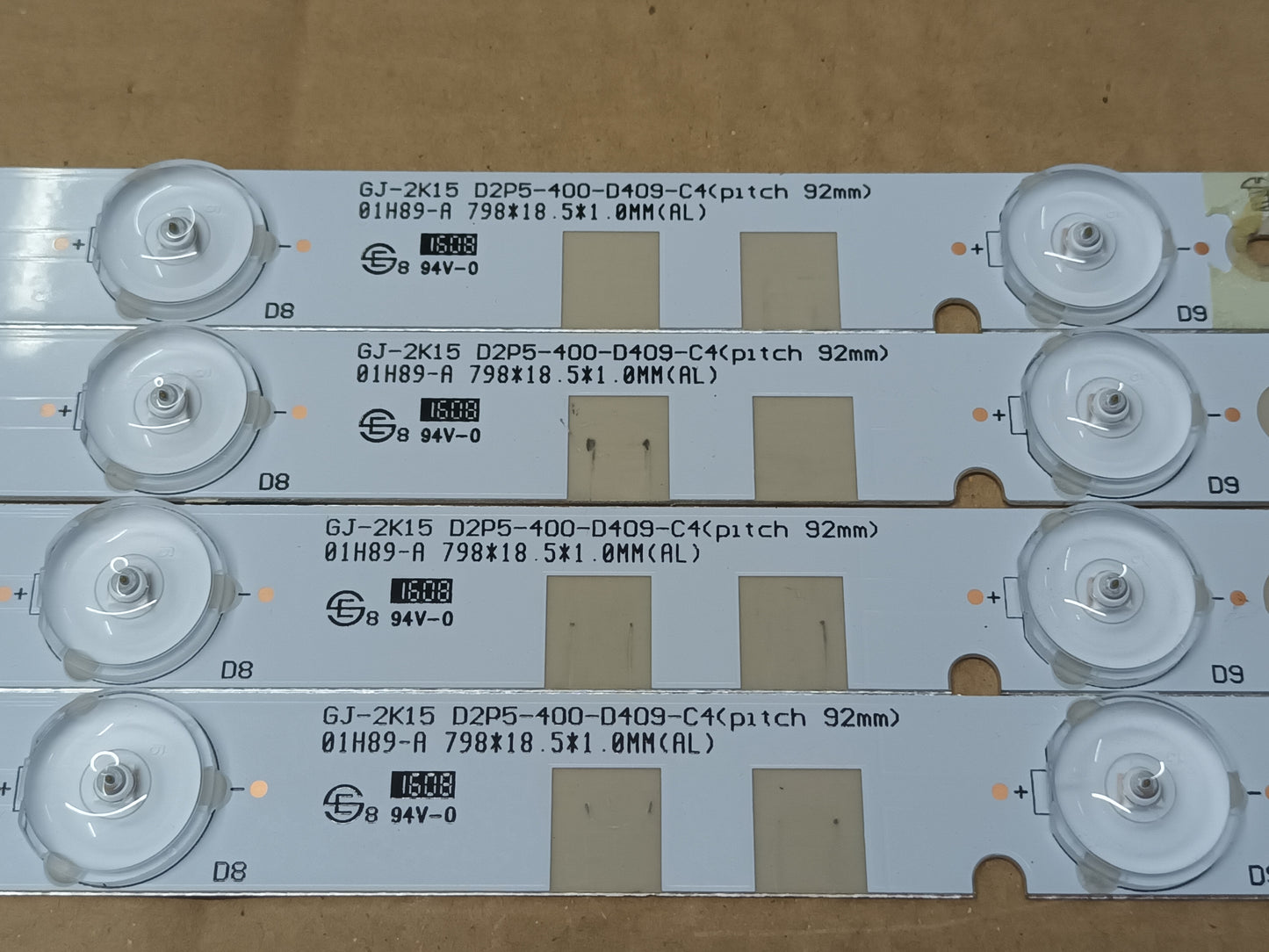 KIT 2 tiras de retroiluminación de OK OTV-40GF-5022-S