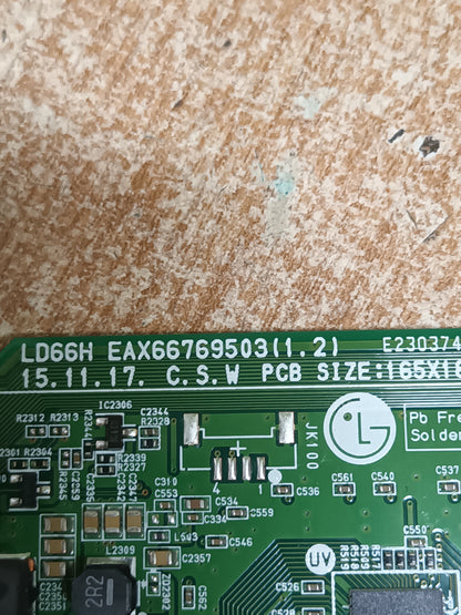 PLACA MAIN EAX66769503(1.2), EBR82073501, de tv LG43LH604V,