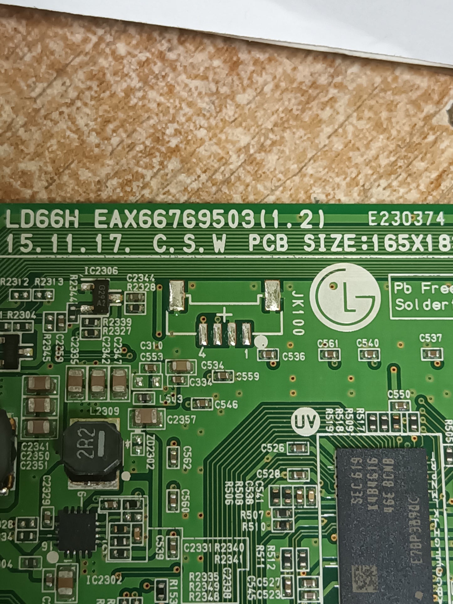 EAX66769503(1.2), EBT64181610, de LG43LH604V