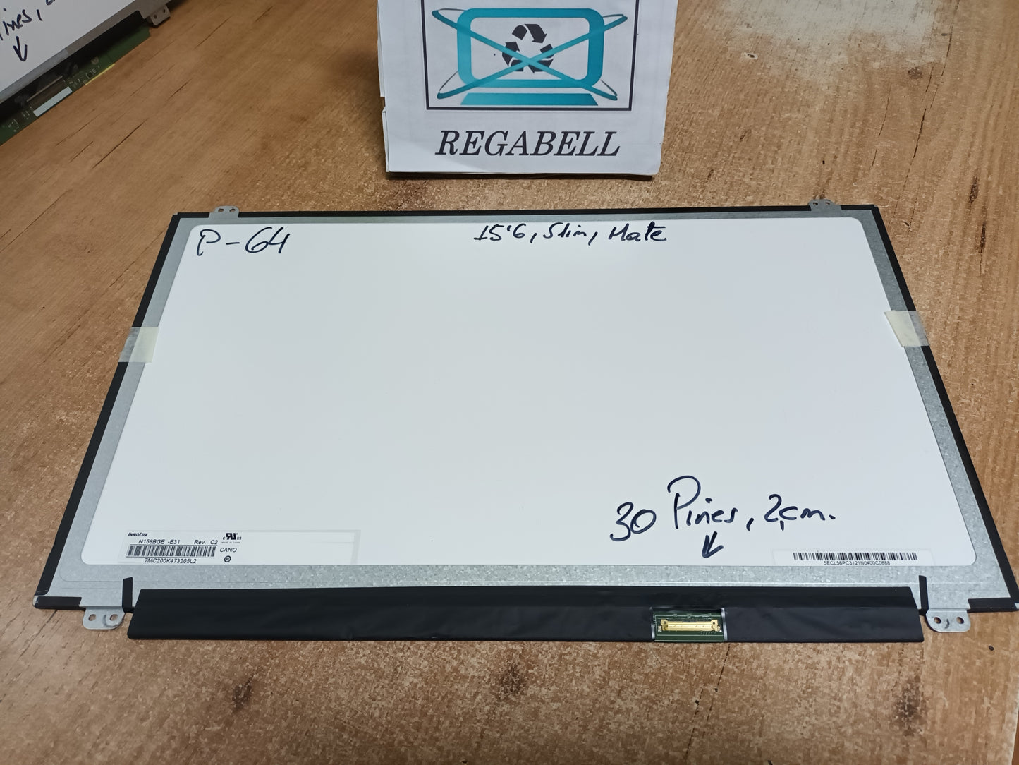 N156BGE-E31 rev C2, pantalla de portatil, (ref-64)