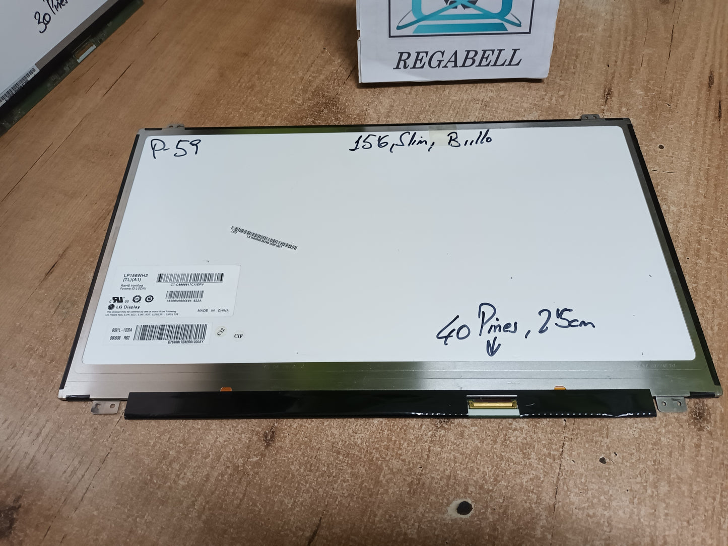 LP156WH3 (TL) (A1), pantalla de portatil, (ref-59)