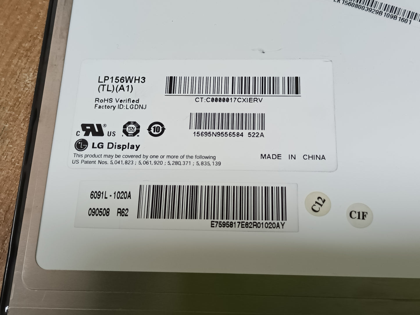 LP156WH3 (TL) (A1), pantalla de portatil, (ref-59)