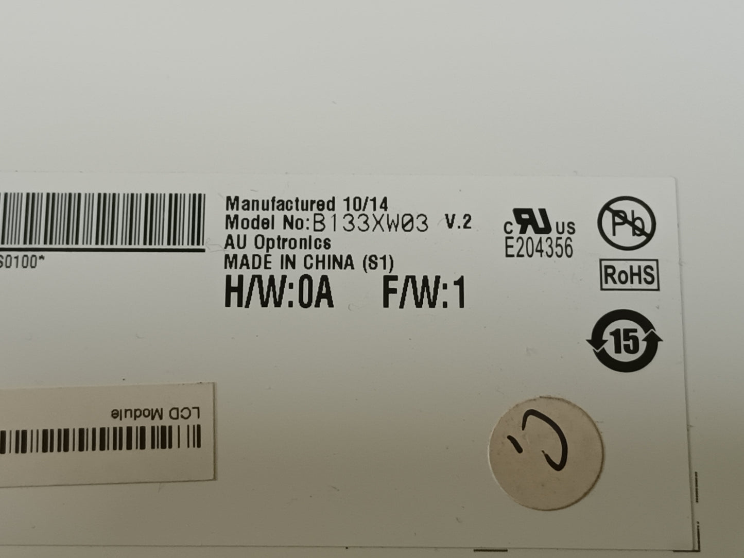 B133XW03 V2, pantalla de portatil, (ref-74)