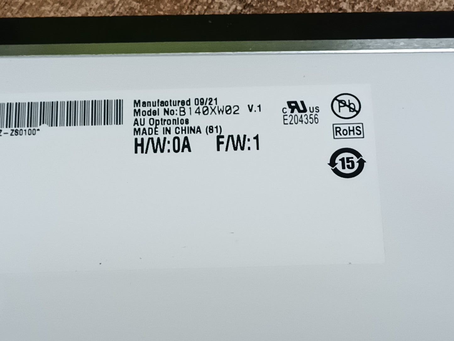 B140XW02 V1, pantalla de portatil, (ref-72)