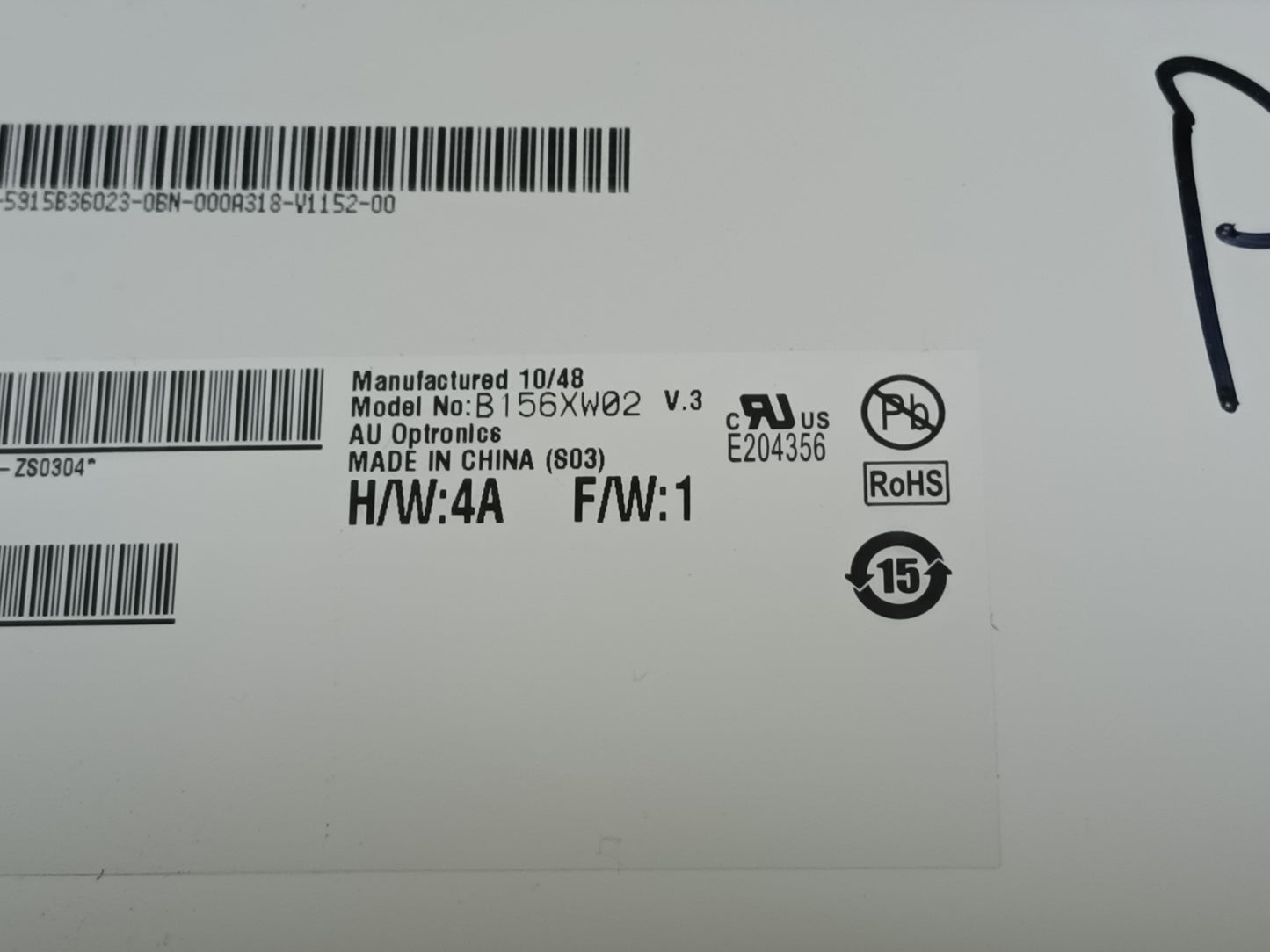 B156XW02 V.3, pantalla de portatil, (ref-94)