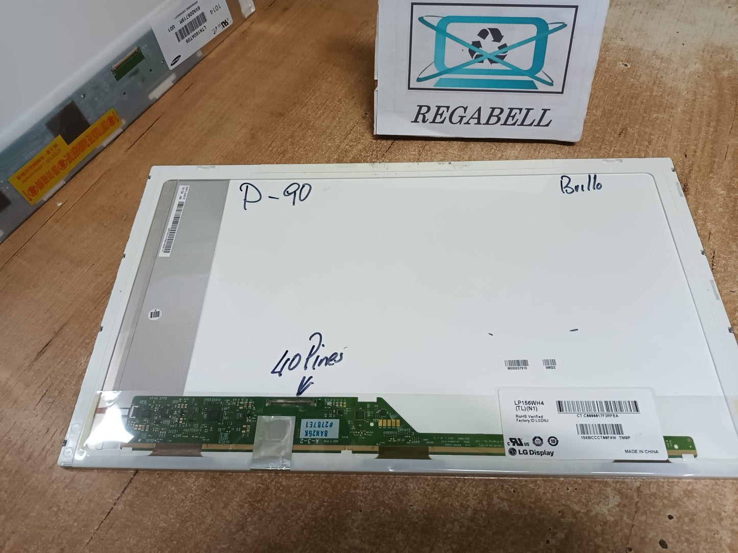 LP156WH4(TL)(N1), pantalla de portátil (ref. 90)