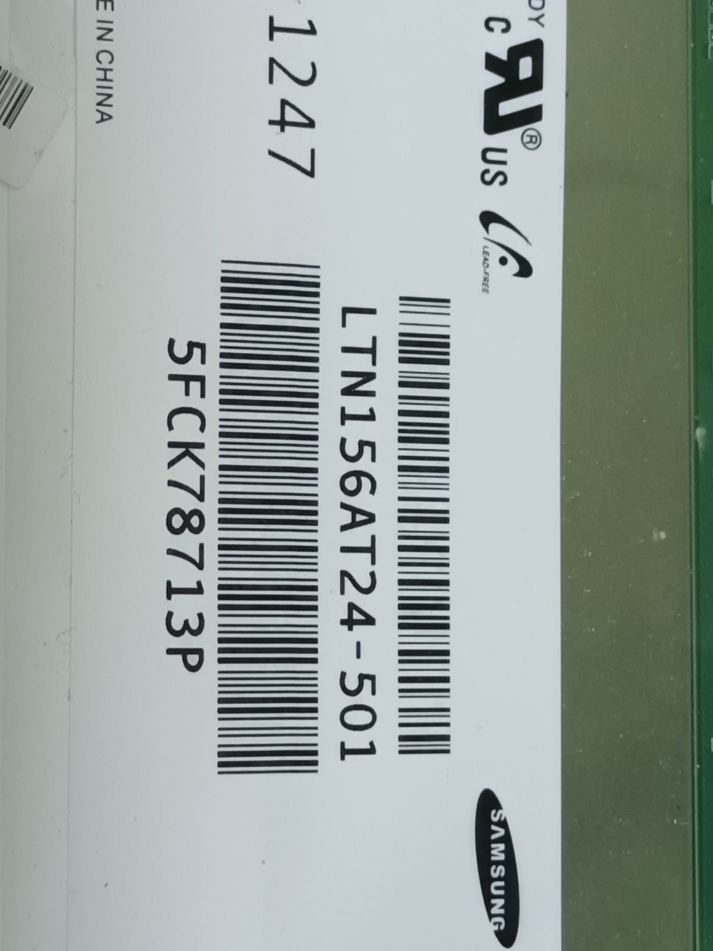 LTN156AT24-501, pantalla de portátil (P-85)