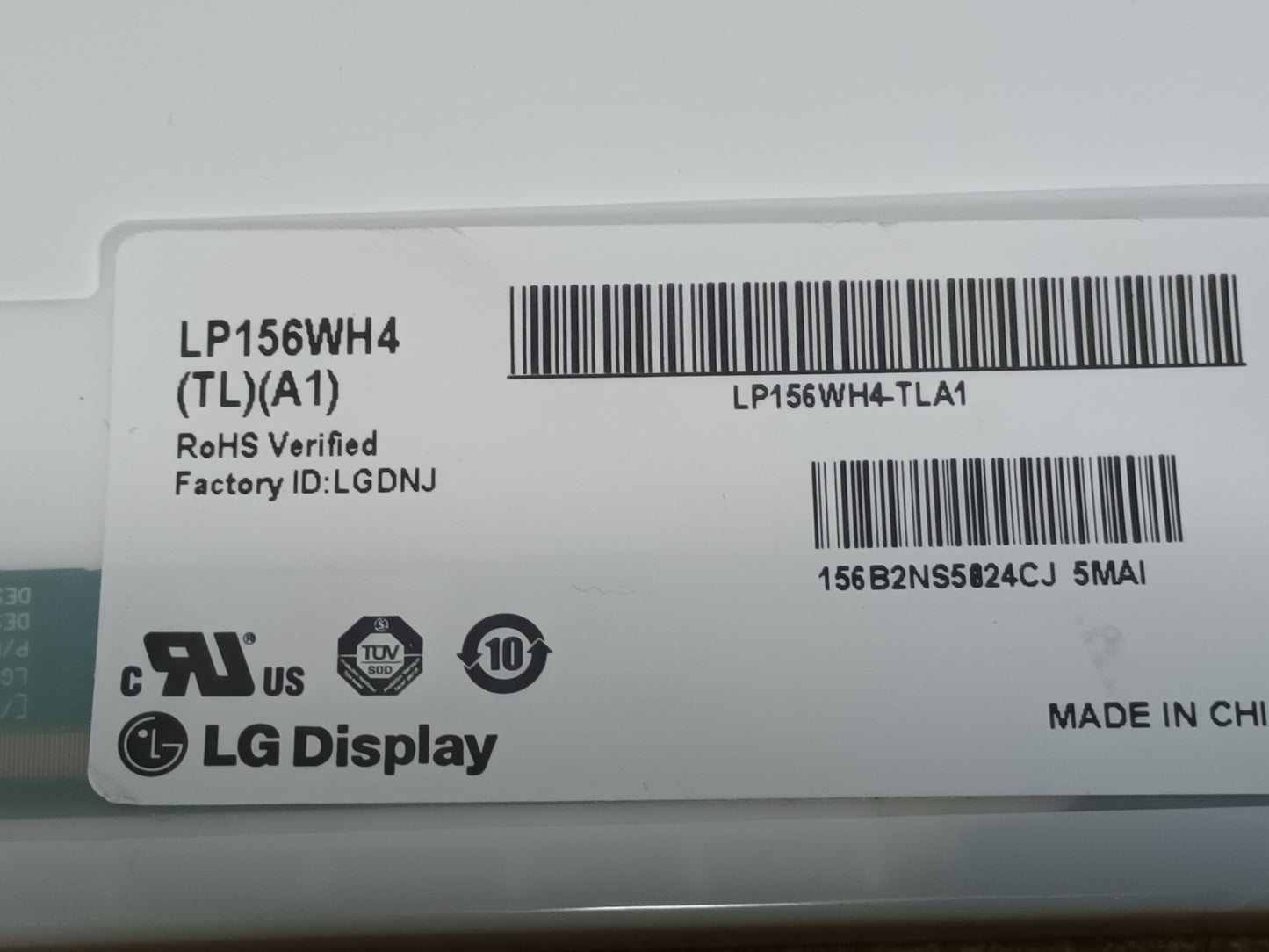 LP156WH4(TL)(A1), pantalla de portatil (ref.82)