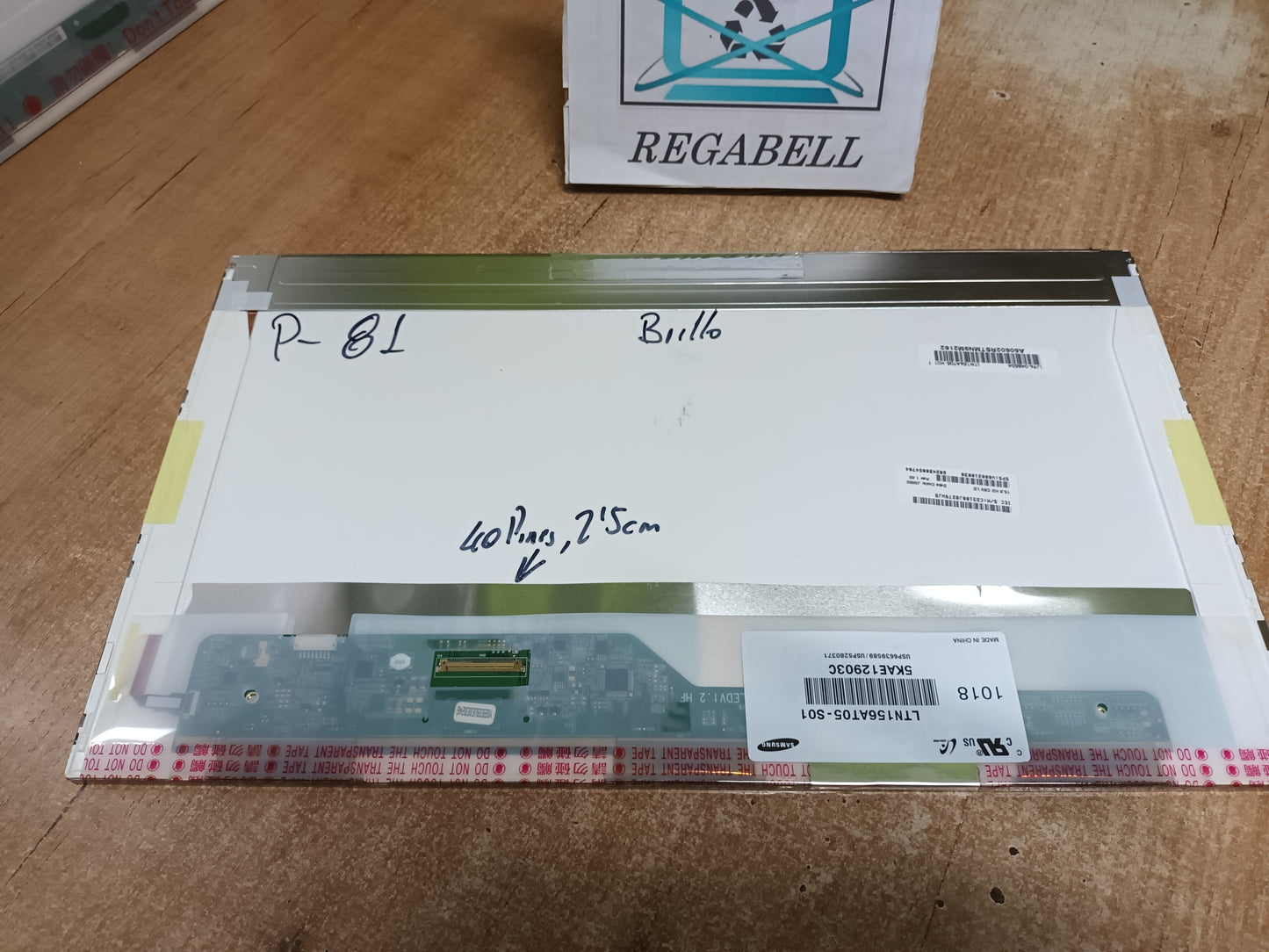 LTN156AT05-S01, pantalla de portátil (P-81)