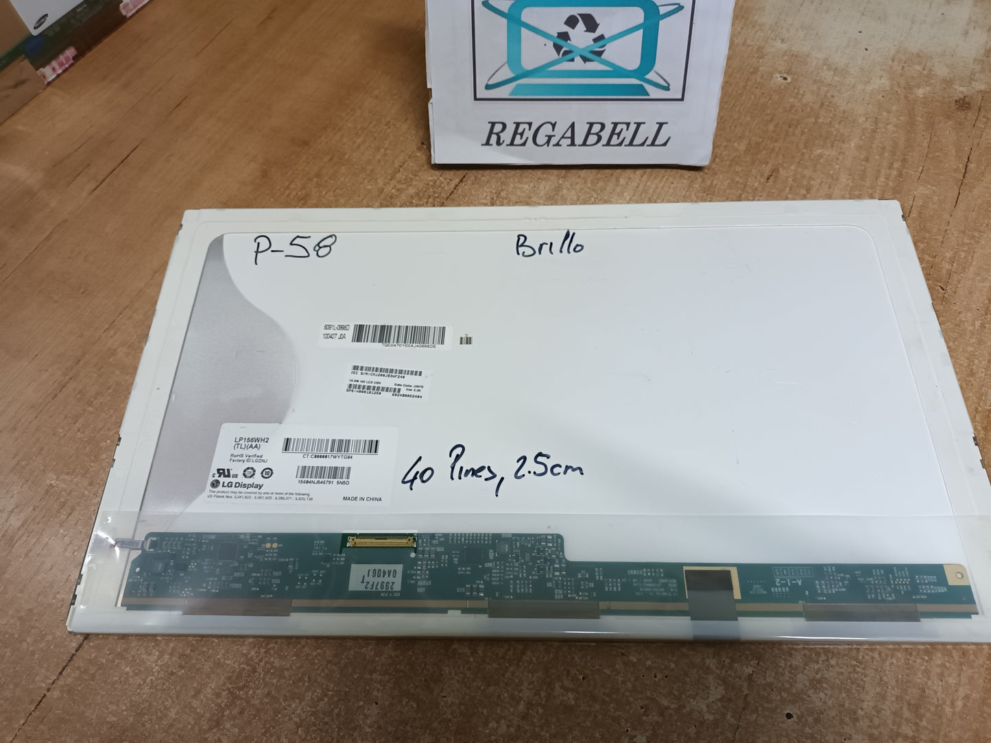 LP156WH2(TL)(AA), pantalla de portatil (ref.58)