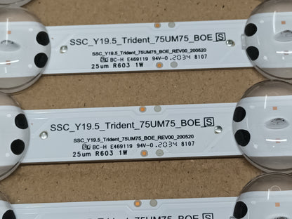 Kit Tiras LED LG 75UN71006LC (ref-142)