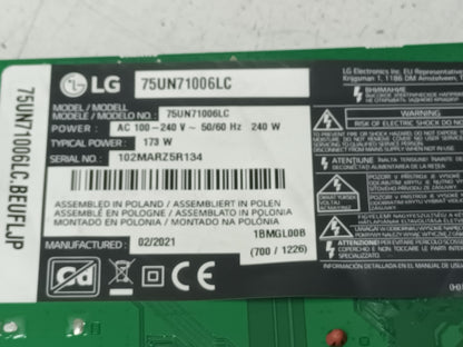 Kit Tiras LED LG 75UN71006LC (ref-142)