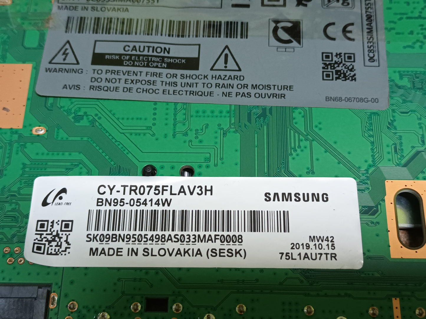 PLACA LED DRIVER, BN44-00991B, de SAMSUNG QE75Q70RAT