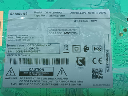 PLACA LED DRIVER, BN44-00991B, de SAMSUNG QE75Q70RAT