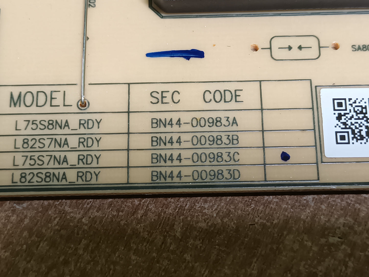BN44-00983C, de SAMSUNG QE75Q70RAT