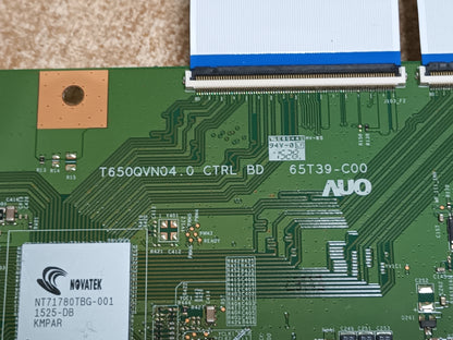 T650QVN04.0 CTRL BD - 65T39-C00, de SONY KD-65X8508C